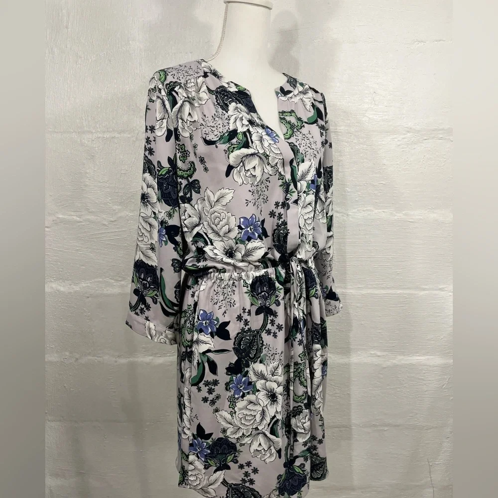 LOFT FLORAL PULLOVER DRESS NEW WITH TAG - Picture 11 of 15